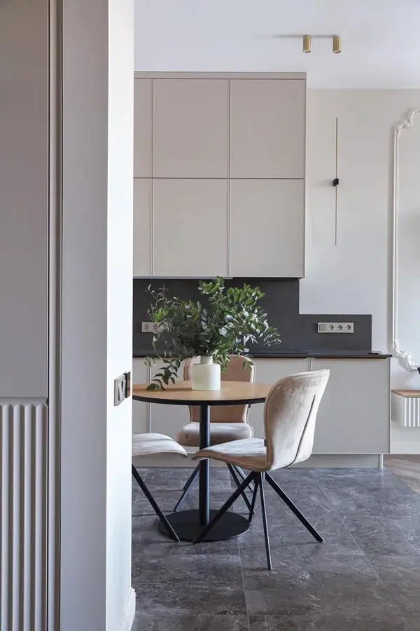 Современная классика для апартаментов в ЖК "Серебряный фонтан"