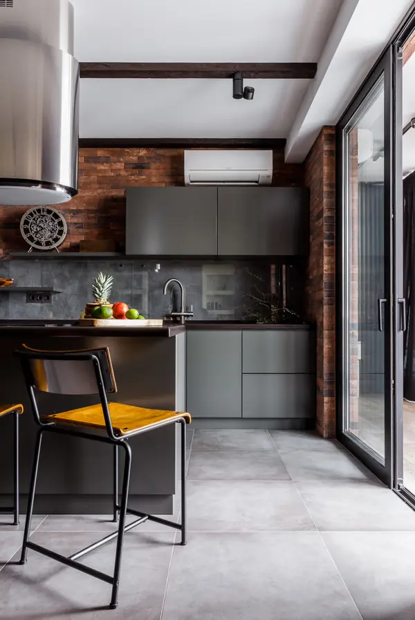 Фото кухни реализованного проекта квартиры ЖК "Центральный".