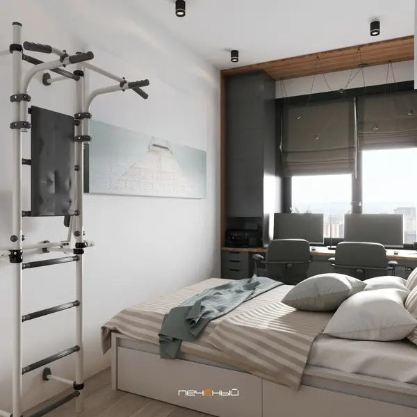 Очередной дизайн-проект трёхкомнатной квартиры