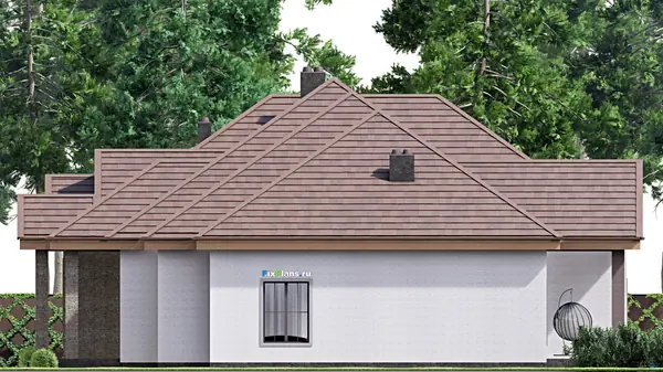 Проект одноэтажного дома 23х19м S429м2 F-16901