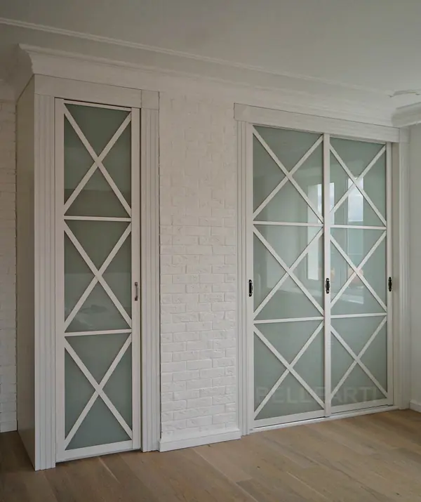 Шкаф купе  Bellearti с "крестами"