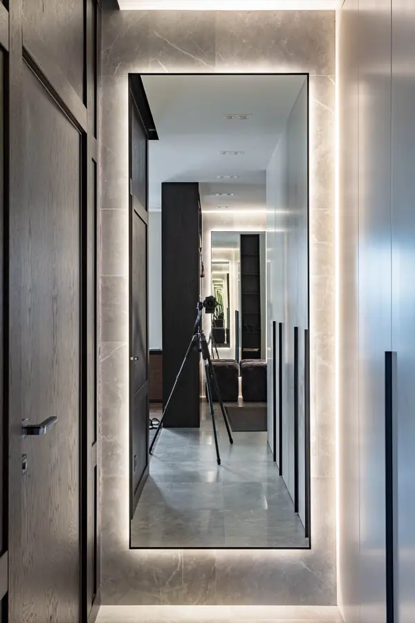 Интерьер квартиры R18-R19 в комплексе апартаментов Radius Central House