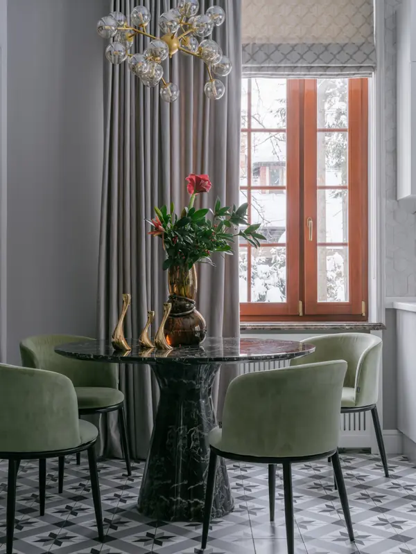 Стилизация загородного дома в КП Довиль