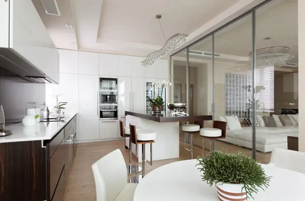 Квартира на Студенческой: Кухня-столовая