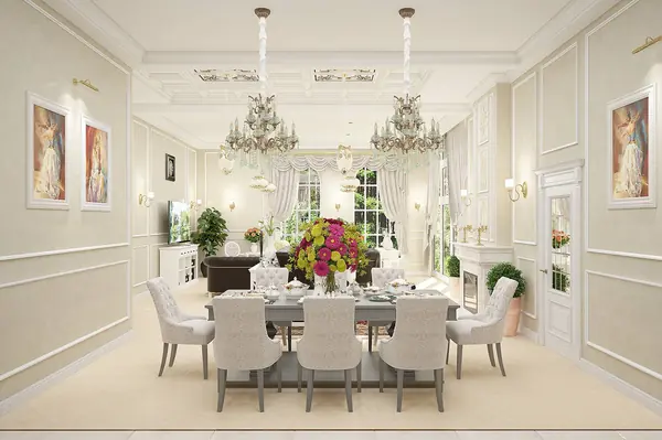 Дизайн интерьеров особняка.Классика