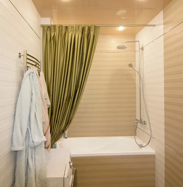 Штора в ванную комнату