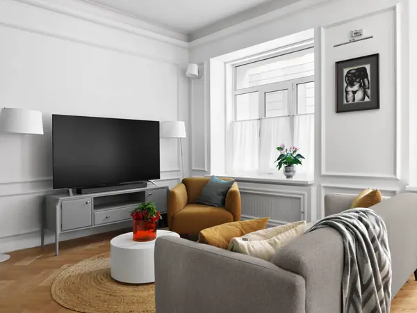 Дизайн и ремонт квартиры в Пречистенском переулке — Зелёный лейтмотив