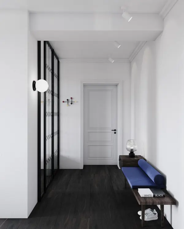 Дизайн проект квартиры площадью 65 м2