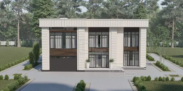 Проект дома с эксплуатируемой кровлей