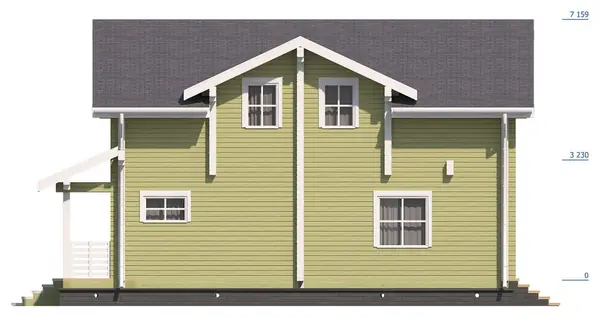 Дом из профилированного бруса "Сергиев Посад"