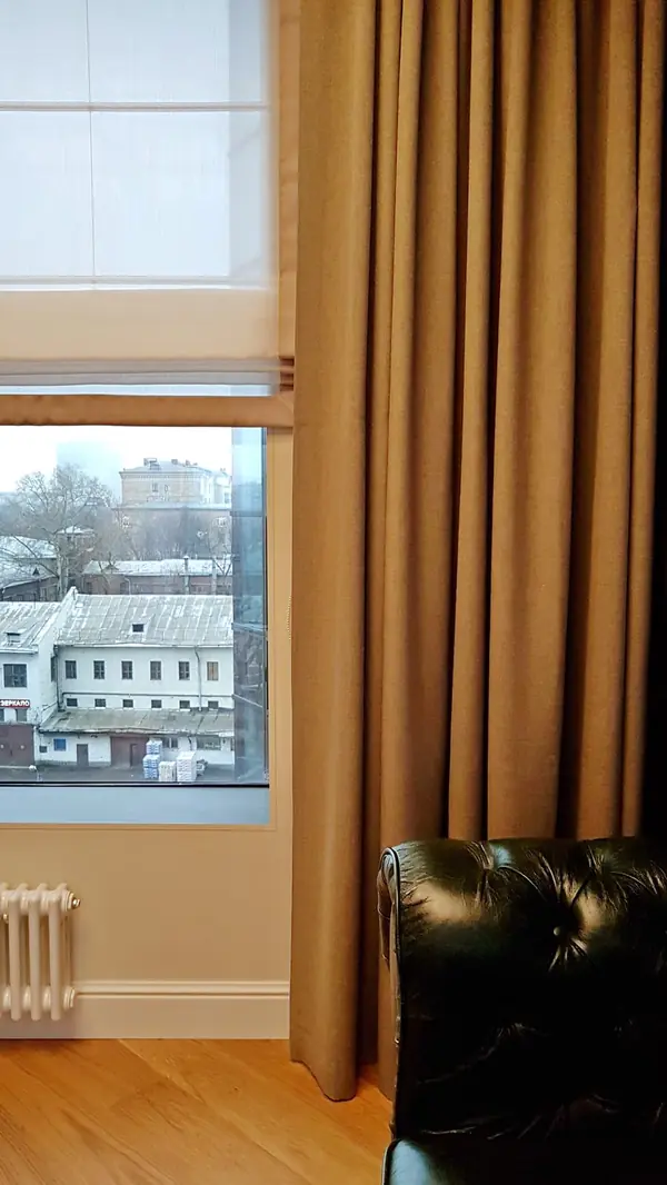 Римские шторы в разных проектах