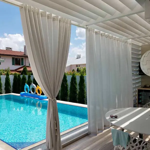 шторы на террасу