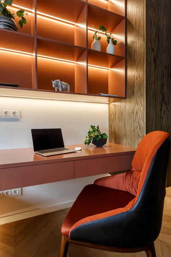 Реализованный дизайн проект квартиры в ЖК "Горный"