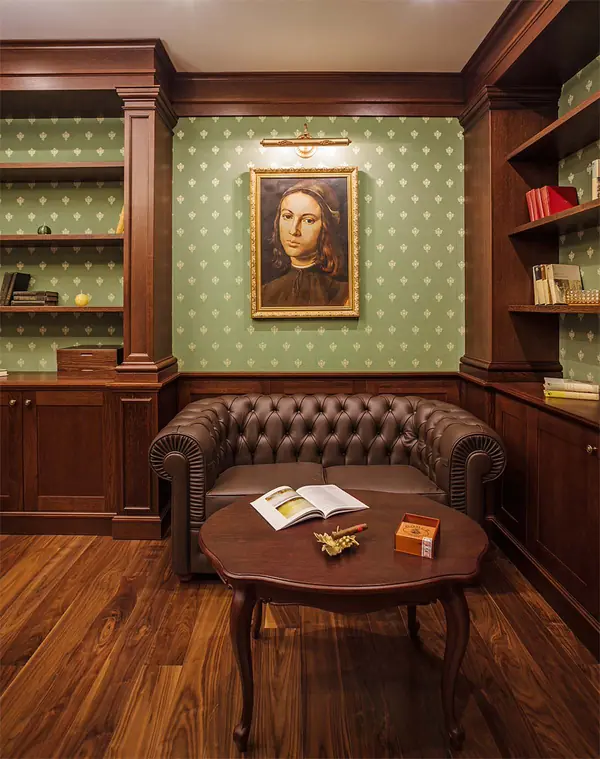 Современная классика с элементами Ар-деко.