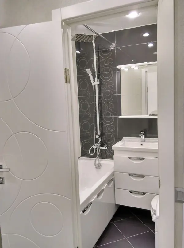 Однокомнатная квартира в серых тонах