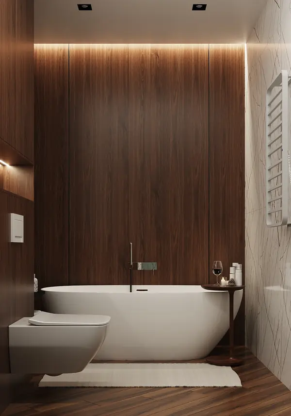 Ванная комната в ЖК Лесопарковый