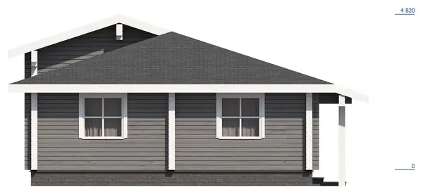 Дом из профилированного бруса "Реутов"