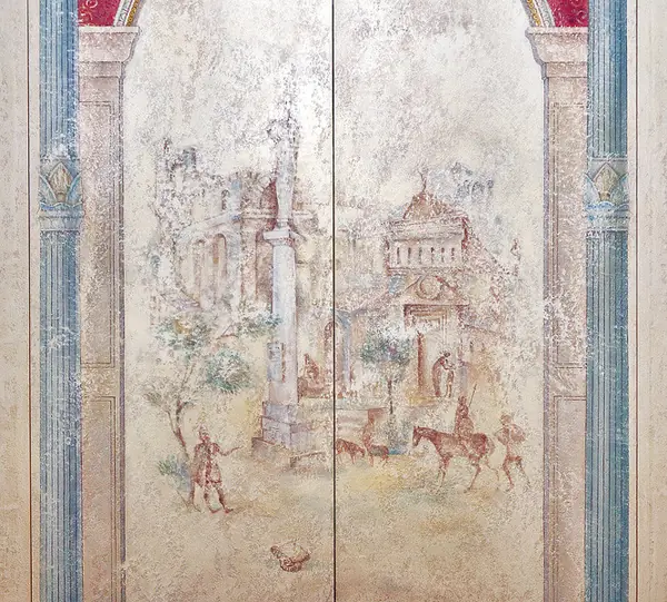 Туалет по мотивам античного Рима.