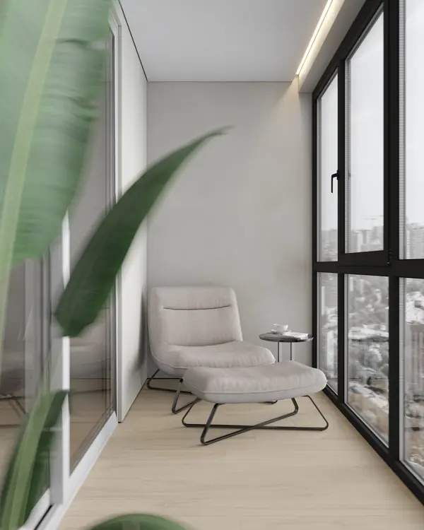 ЖК «Зенит», современный интерьер квартиры, построенный на контрастах