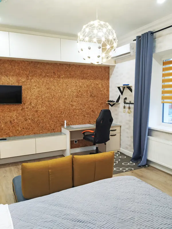 Подростковая комната с элементами лофта