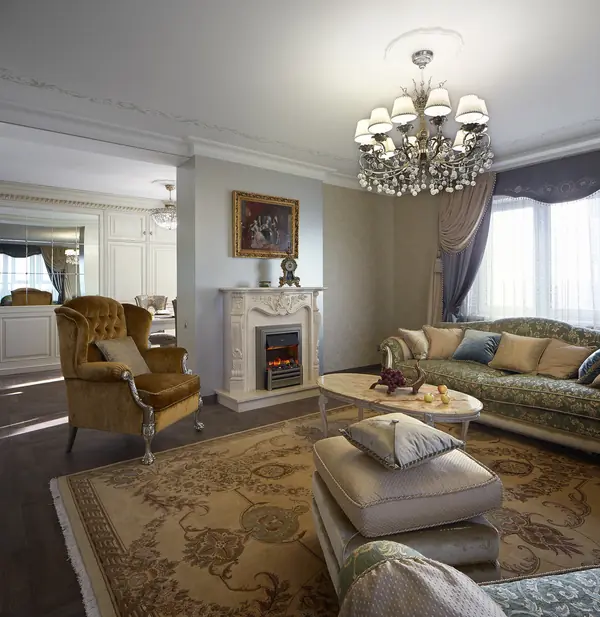 Квартира-шкатулка | The apartment is in the neoclassical style
