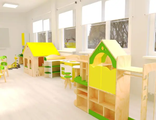 Дизайн проект для детского сада. Группа «IQ»