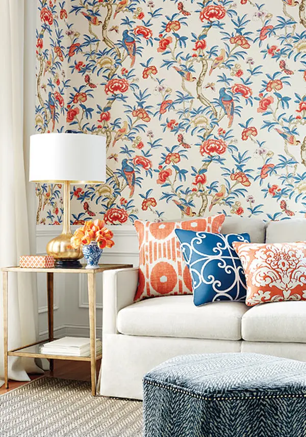 Коллекция тканей и обоев "Imperial Garden" от Thibaut