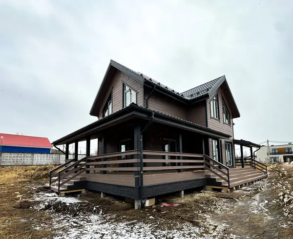 Строительство дома по Каркасной технологии в поселке Низино Ленинградской област