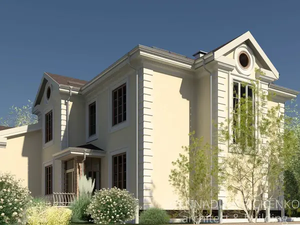 Проект двухэтажного коттеджа в г. Москва.