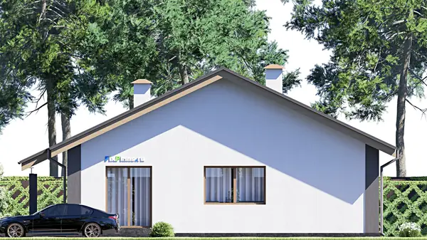 Проект одноэтажного дома 14х12м S113м2 F-17819