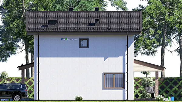 Проект двухэтажного дома 9х14 м S141м2 F-17036