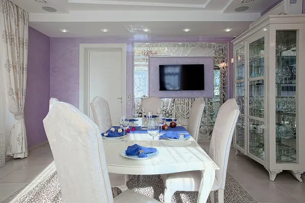 Интерьер коттеджа в стиле Фьюжн в Подмосковье