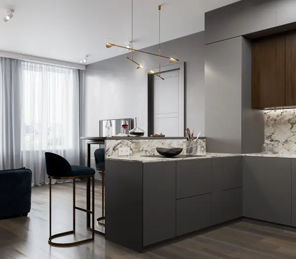 SOARING HOUSE Проект двухкомнатной квартиры