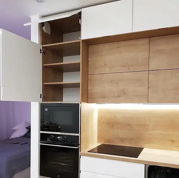 Кухня на заказ - фасады ЛДСП Egger - матовые и глянцевые