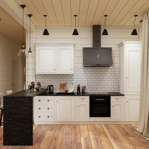 Проект интерьера дома 200 м2 в Подмосковье