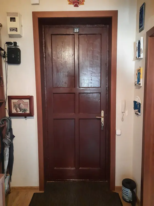 Реставрация советской входной двери