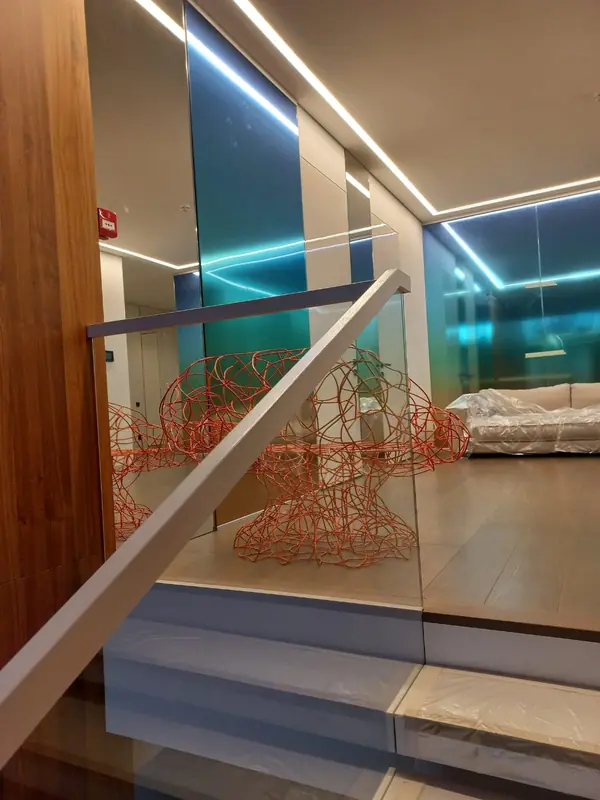 Цветное зеркальное панно