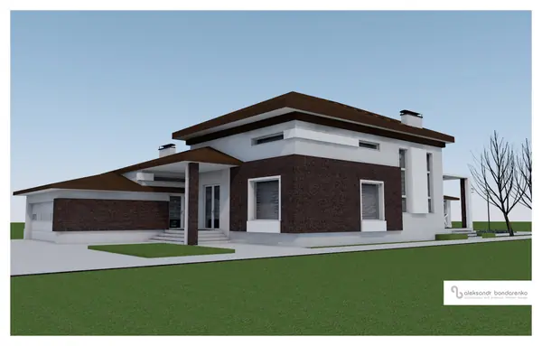 Архитектурный проект коттеджа в г.Краснодаре