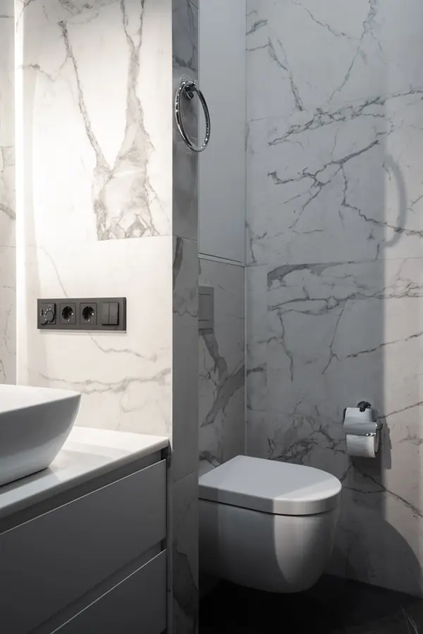 Просторная квартира в серых цветах