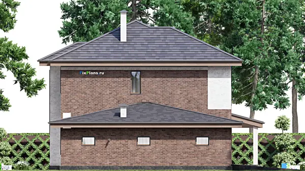 Проект двухэтажного дома 19х13 м S235м2 F-14633