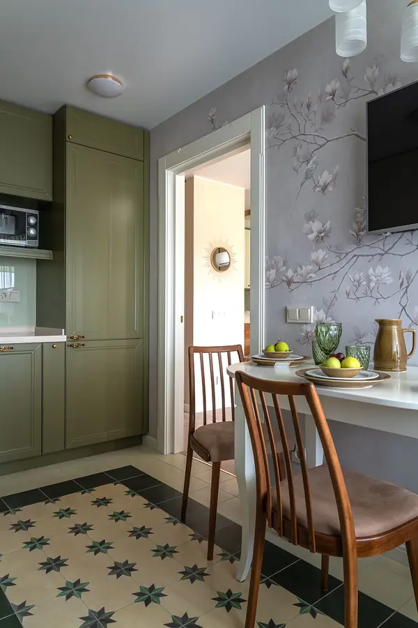 Маленькая квартира с весенними нотками. 38 м2. Серия дома П II-68.