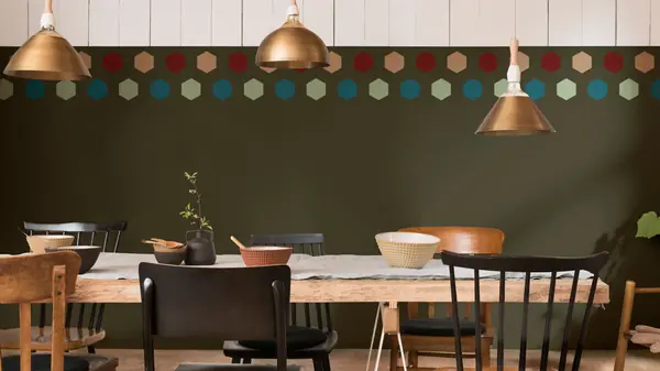 Продукция Dulux на кухне