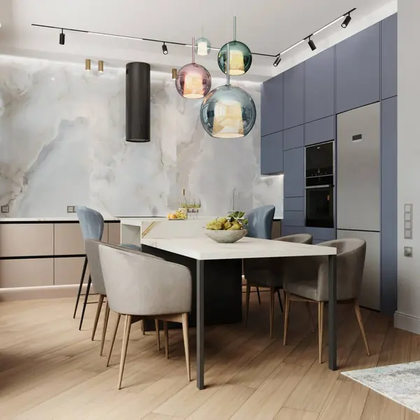 Кухня-гостиная в  ЖК "Filicity"