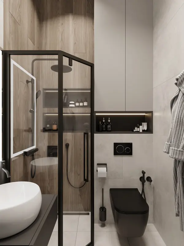 Светлая квартира для семьи из двух человек