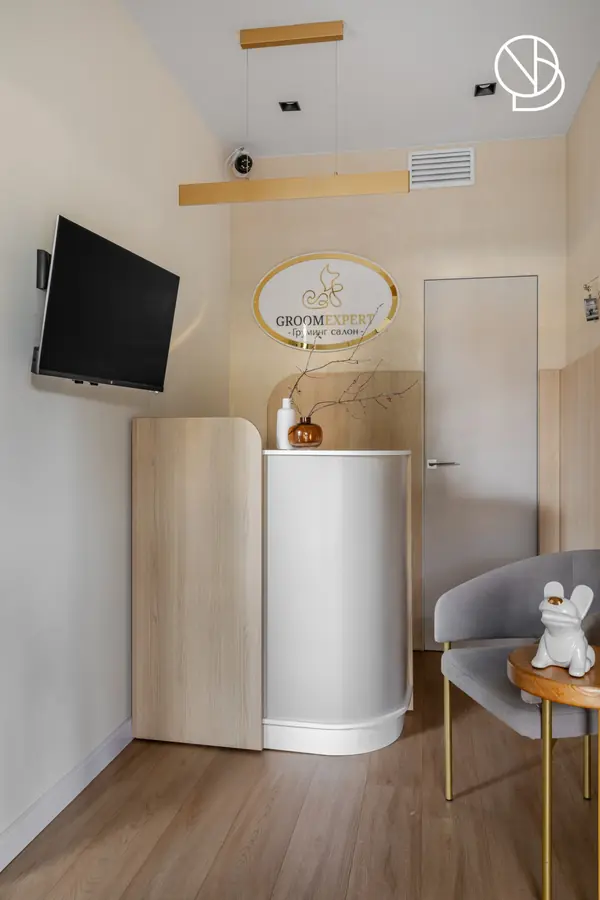 Зона ожидания, стойка регистрации