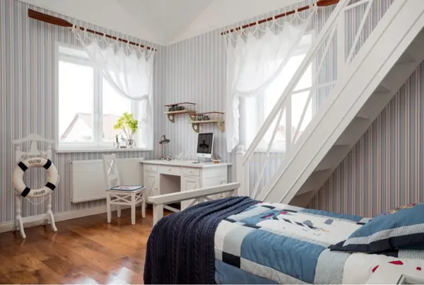 Спальня в скандинавском стиле