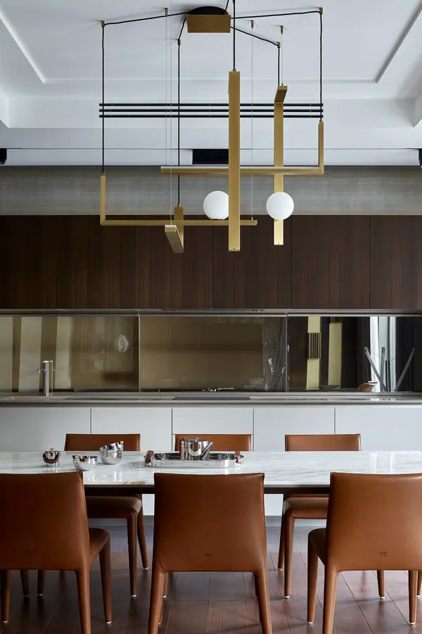 Люкс интерьер кухни в Квартире 120 кв. м. в Современном стиле