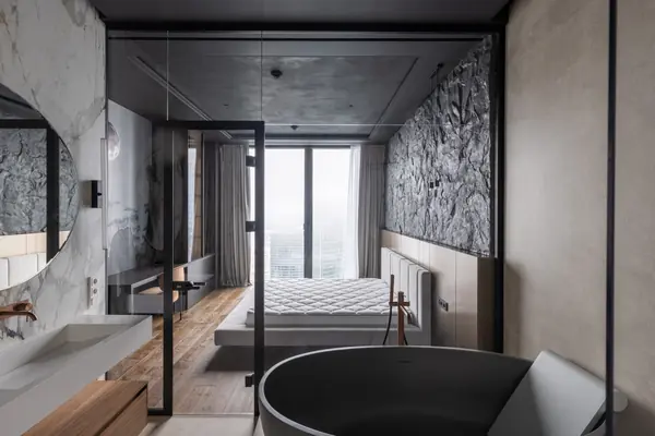 One-bedroom apartment in Skyscraper