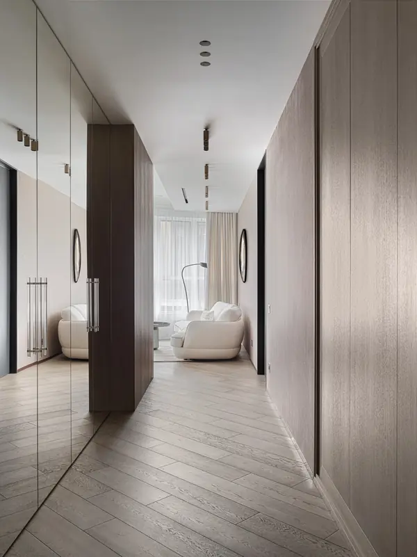 Реализация мебели в проекте в стиле "Тихой роскоши"