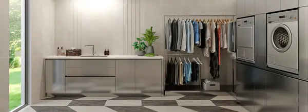 Постирочная в загородном доме